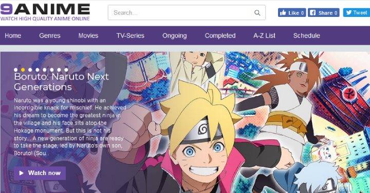 9Anime and its anime sites list alternatives and its Top Mirror sites to Watch HD anime for free Online